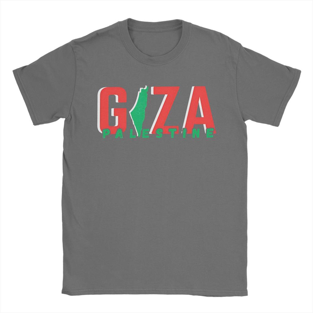Unisexs TShirt Palestine Gaza Novelty Cotton Tees Short Sleeve T Shirts Round Neck Clothing Summer