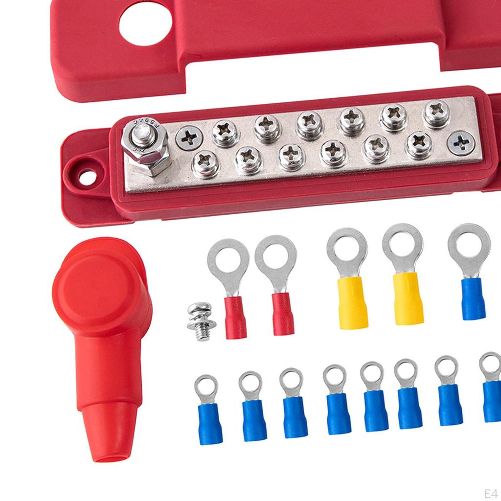 12-контактный блок распределения питания, шина 48 В, аксессуары для замены, простая установка