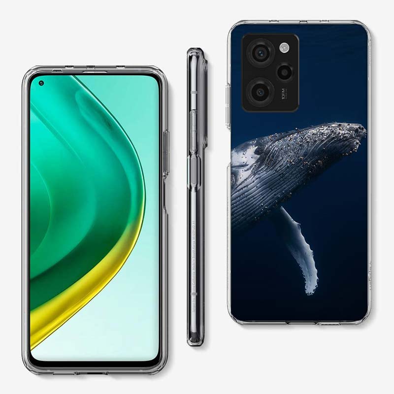 Чехол для телефона 'Кит Морской Гигант' для Xiaomi Poco M8 M7 M6 M4 M3 X7 X6 X4 Pro F7 Ultra M5S Mi 14 14T 15 15T 12T 10T Pro 12S 12 11