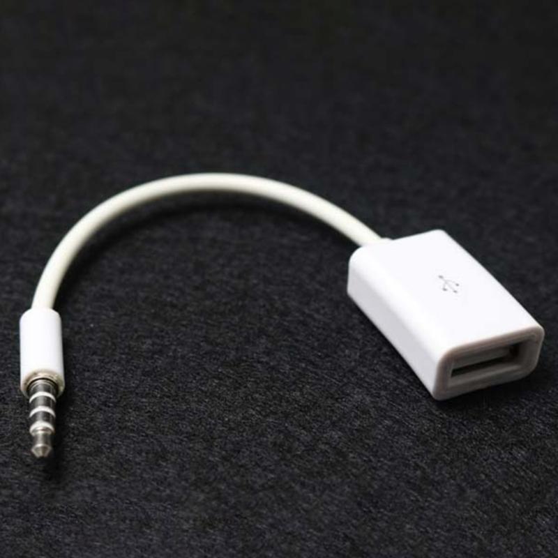 3,5 мм AUX Стерео Штекеры в USB Конвертер Aux Кабель Шнур Для Автомобиля MP3 Динамика