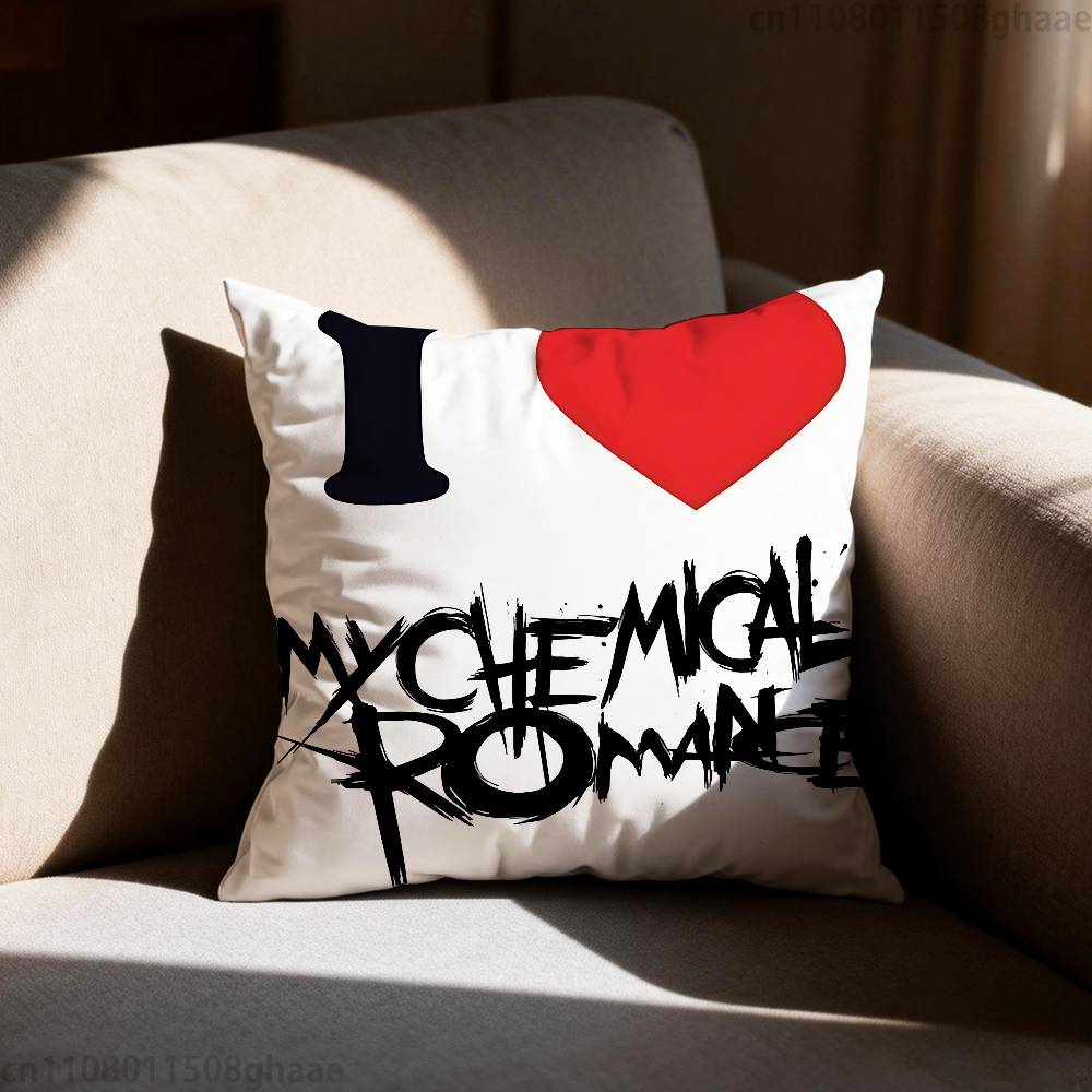 Наволочка My Chemical Romance, повседневный стиль, декоративная, подходит для домашнего декора, без наволочки