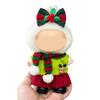 Christmas Costume Set 17cm Doll Outfit Santa Claus Clothes Santa Hat Dress Accessories Cute Dress Up Costume Set for Xmas Holiday Winter Gifts