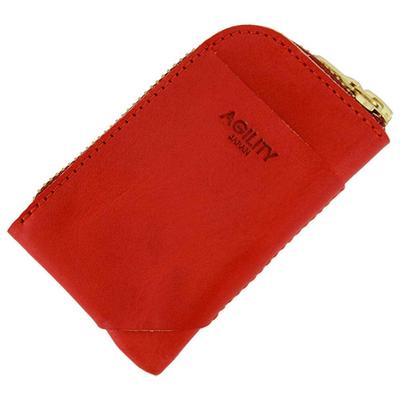 AGILITY affa Elba mat 6 case Чехол для карт Pass "Baton" (все цвета) [Ключевой случай]/Красный