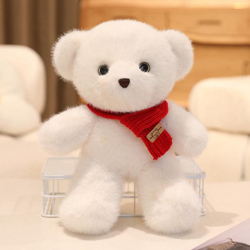 Шарф Медведь Плюшевая Игрушка Кукла Пара Плюшевый Мишка Кукла Ребенок Спит Сопровождающая Игрушка Свадебный Душ