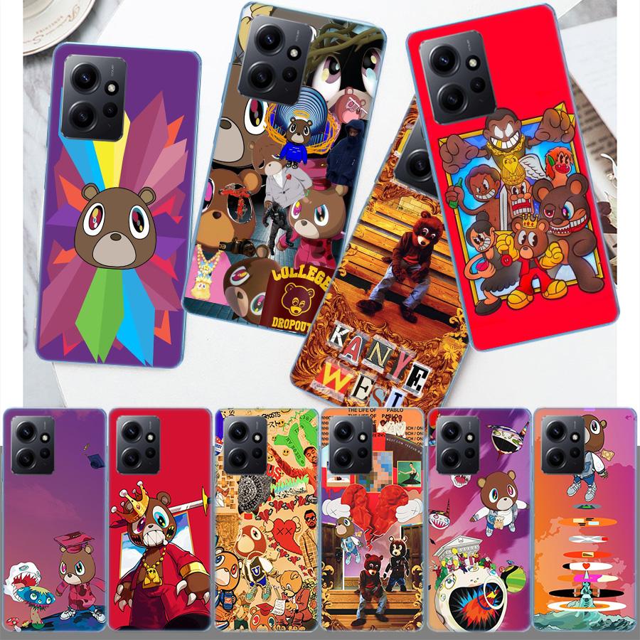 Kanye West Ye Music Phone Case For Redmi 12 13C 12C 15C 9 10 10C Note 13 Pro Plus 14 15 Pro 9T 9C 9A TPU Soft Cover Clear Cell C