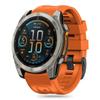 Tech-Protect Силиконовый ремешок для Garmin Fenix 5S / 5S Plus / 6S / 6S Pro / 7S / 8 (43 мм) Апельсин