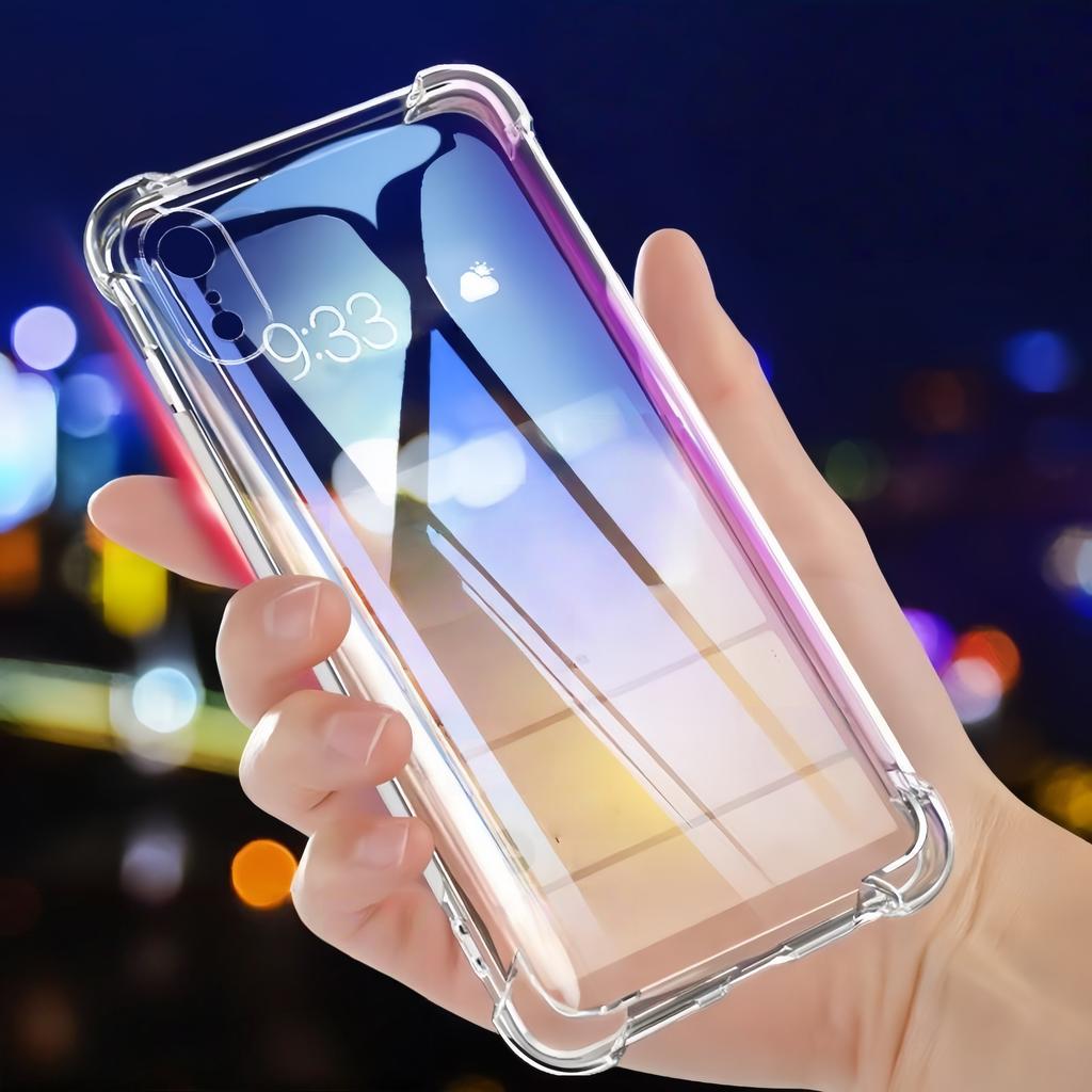 Прозрачный противоударный чехол из ТПУ для iPhone XR / X / XS / XS Max - Прозрачный