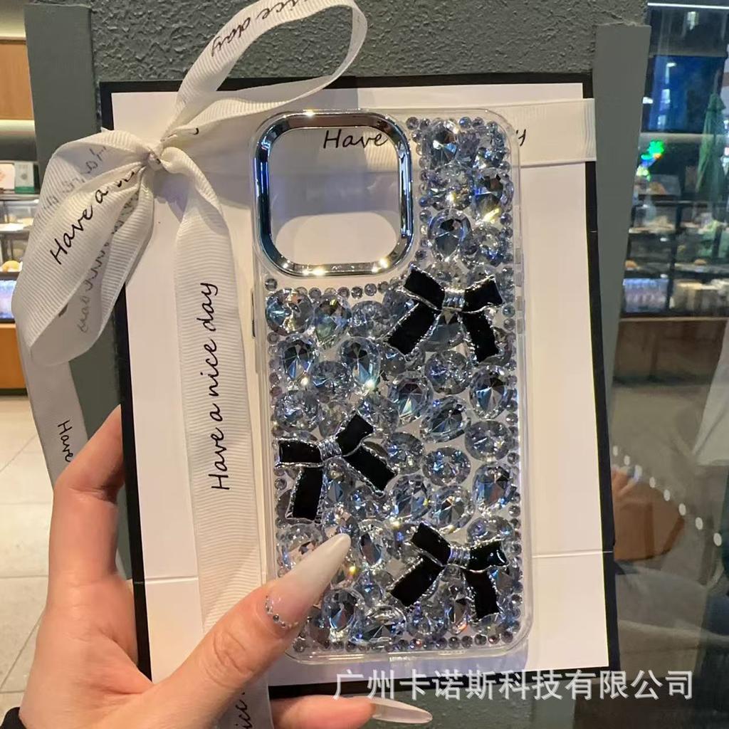 Роскошный бриллиантовый бант Подходит для Huawei MATE80PRO/Honor 60PRO Легкая роскошь P90 /P80PRO