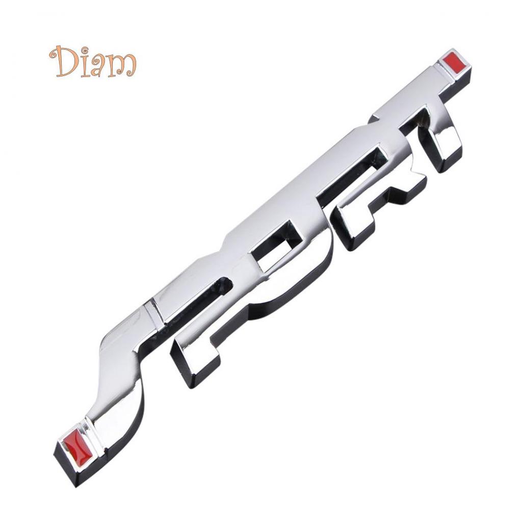 Daggyanas SPORT Эмблема Багажник Крыло Значок 3D Металл Автомобиль Наклейка Наклейка Украшения
