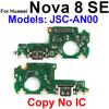 USB Charger Dock Board For Huawei Nova Lite 3 Plus 7 8 Pro 7i 8SE 4G 5G Usb Charging Port Board Connector Flex Cable Parts