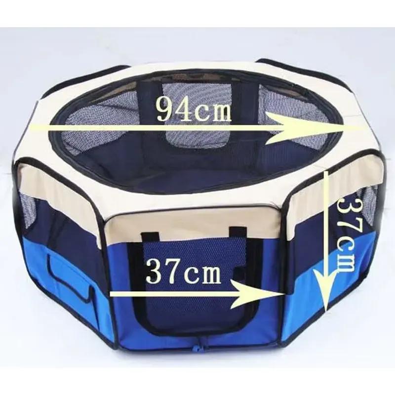 Outdoor Funny Foldable Pet Playpen 8 Panels Exercise Puppy Dog Fabric Bed Pet Tent Dog Play House