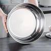 Чаша из нержавеющей стали: Большая миска для подготовки продуктов, теста, выпечки и кухонного использования