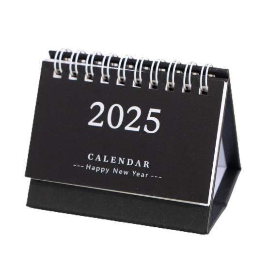 2025 Desk Calendar Flip-top Coil Calendar Schedule Planner To Do List Notepad Time Management Organizer Home Office School Supplies