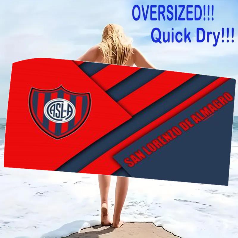 San Lorenzo Print Beach Towel, Large Soft Quick Dry Towel for Beach Camping Swimming