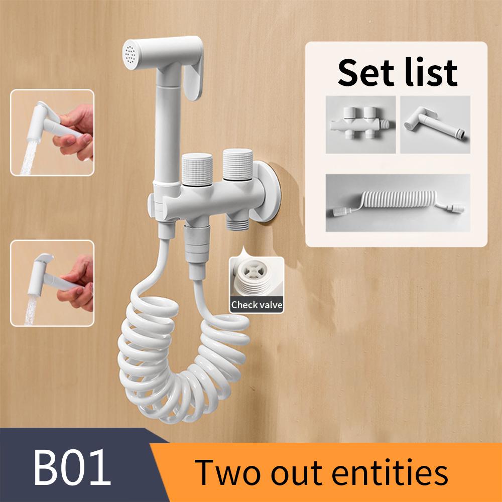 Ручной распылитель для биде, белый латунный распылитель для душа, ручной распылитель для унитаза, биде, смеситель, насадка для душа, самоочищающаяся 811591