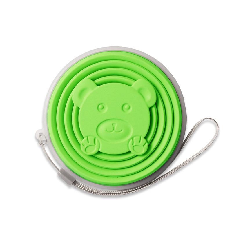 Портативный дорожный стакан из пищевого силикона: Складной и Легкий для переноски