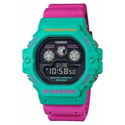 Мужские часы G-SHOCK DW-5900DN-3JF, цифровые психоделические разноцветные, НОВИНКА