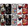For iPhone 16 15 Xiaomi Redmi Note 13 12 11 Pro Max X 9 14 XR Samsung Galaxy A15 S24 S23 Plus Huawei OPPO Minnie Lovely Mickey Mouse Phone Case