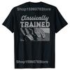 Funny Racing Three Pedals Classically Trained Manual T Shirts Men Humor Streetwear Tee Shirt Short Sleeve Unisex Loose Clothing