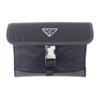 Prada 2ZH108_2DMH_F0002 Сумка через плечо черная сафьяновая кожа/нейлон женская