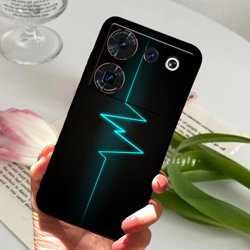 Чехол для ZTE nubia Z50 Ultra, чехол, мягкая печать, силикон, ТПУ, черный бампер, крышка для задней панели телефона ZTE nubia Z60 Ultra, Coque z50Ultra