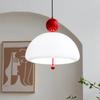 Post-modern Pendant Light Medieval French Retro Chandelier Living Dining Room Cream Glass Bedroom Bar Hanging Lamp Fixtures