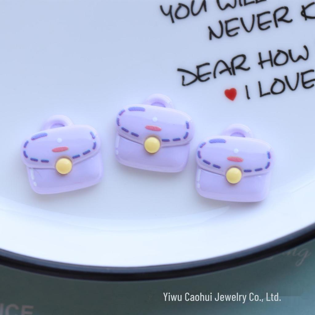 Очаровательные блестящие мультяшные аксессуары для волос из смолы: Детские шпильки, кольца, зажимы и нашивки для поделок своими руками