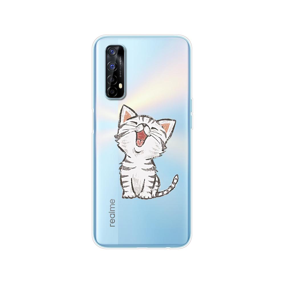 Чехол для Realme 7 для OPPO Realme 7 Pro, противоударный мягкий силиконовый чехол из ТПУ для задней панели телефона Realme7 7Pro, чехол-бампер, чехол