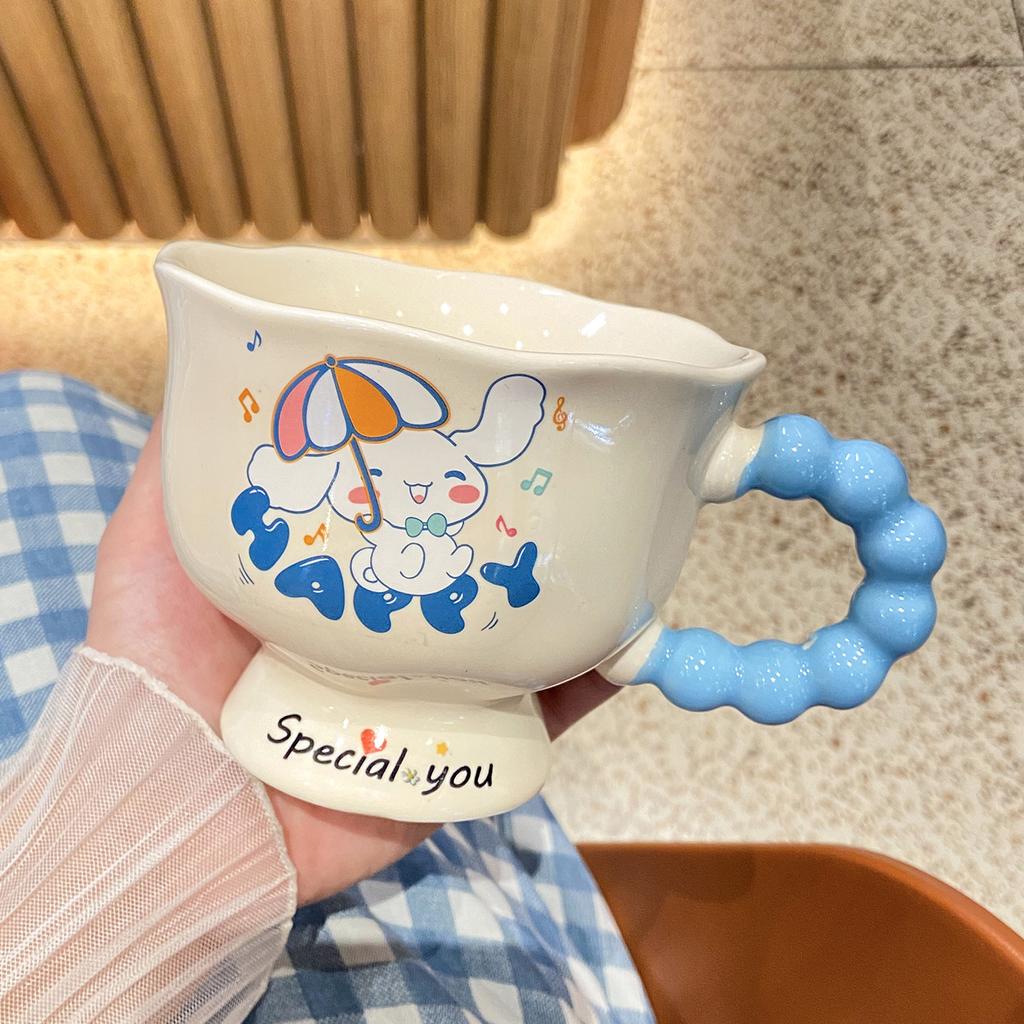 Appearance High Level Bubu Mug Ceramic Girl Couple Birthday Gift Water Cup Souvenir Gift Cartoon