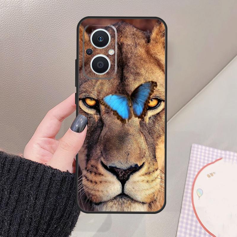 Чехол Lions для OPPO Reno 12 14 13 11 10 Pro 11F 12F 13F 14F 7 8 Lite Чехол OPPO Find X6 X5 X8 X9 Pro