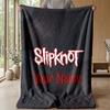 Slipknot Custom Flannel Throw Blanket Print Your Name Text Soft Warm Blanket Holiday Present