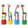 Cute Home Swing Decoration Toy Party Animal Cartoon Puzzles Giraffe Toy Dancing Giraffe Rocking