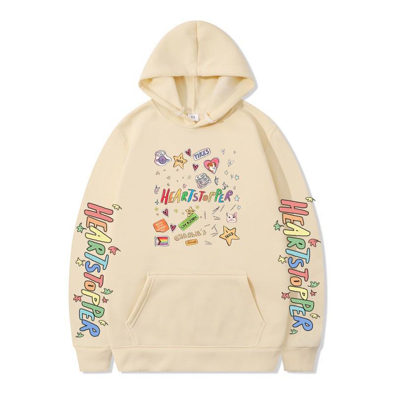 Heartstopper Nick & Charlie English Drama Loose Hoodie Sweatshirt - Autumn/Winter Collection