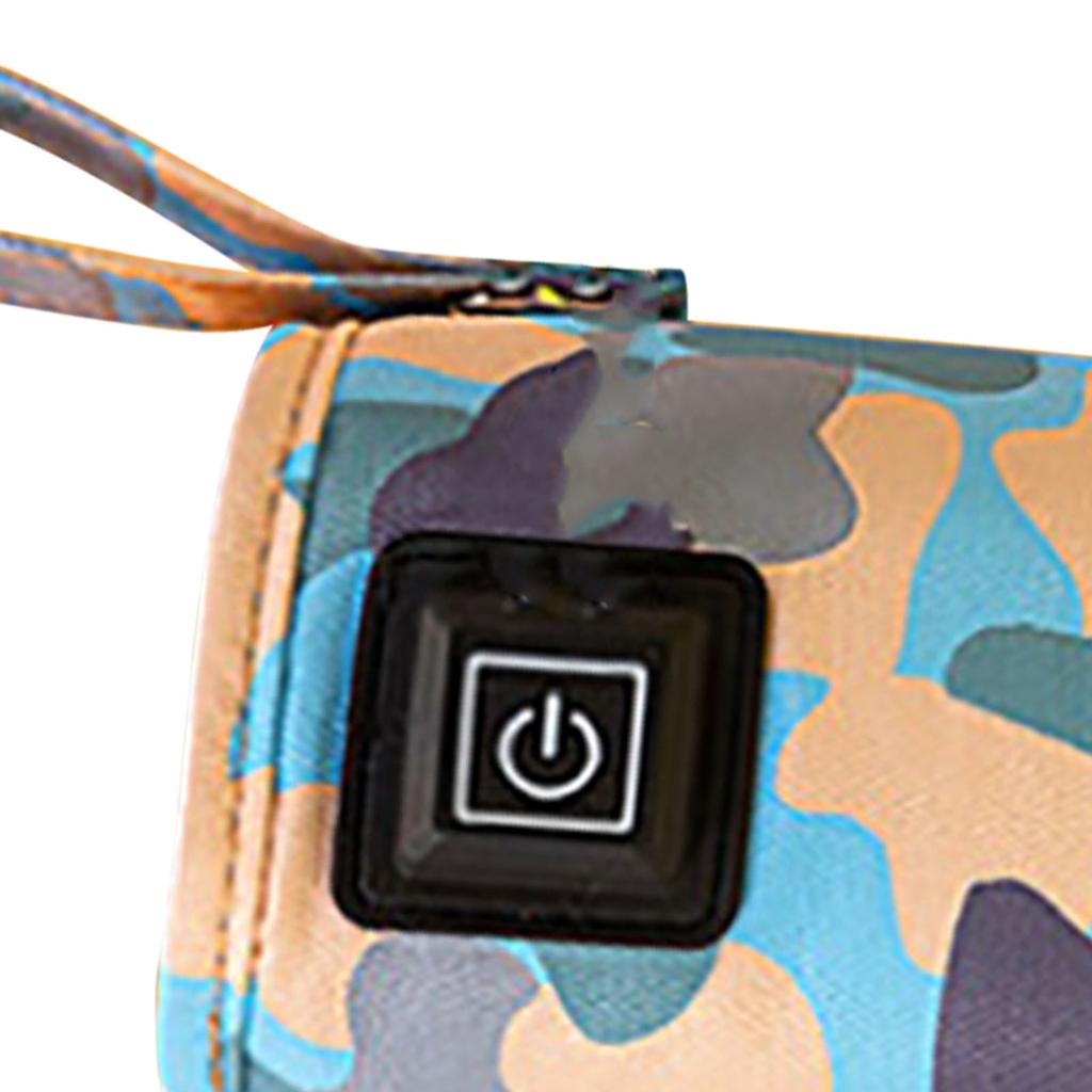 USB Сумка-подогреватель для бутылочек с молоком Размер Регулируемая температура Портативный подогреватель для бутылочек 5В 2А Синий