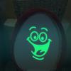 Funny Luminous Bathroom Wall Stickers Home Decor Glow In The Dark Toilet Stickers