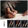 Sandalwood Calligraphy Fountain Pen Smooth Writing Business Fountain Pen  Stationery