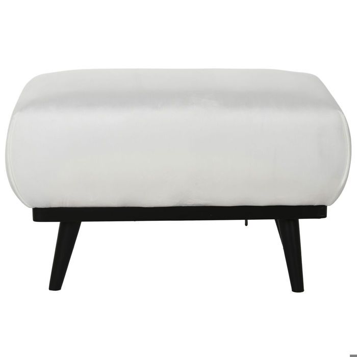 Banc Banquette - DKD Home Decor - Noir/Gris - Polyester - Intérieur - Design Contemporain