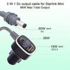 Socket For Starlink Mini Car Power Adapter 12V-24V Fast Charging Digital Display Car