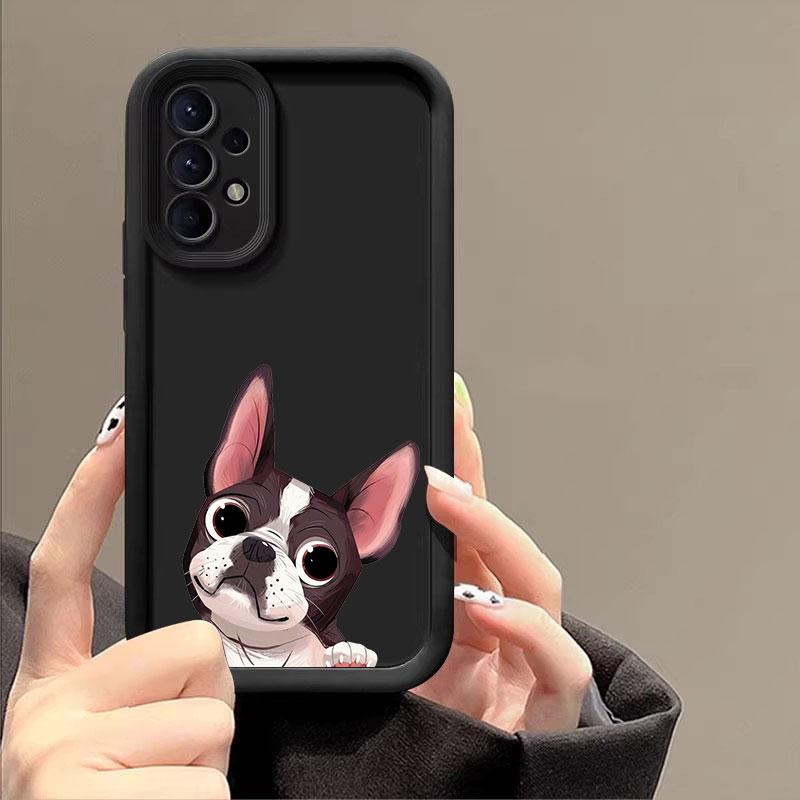 Funny Pug Dog French Bulldog Case For Samsung A55 Cases A35 A13 A54 A53 A52 A34 A33 A32 A21S A14 A23 A24 A12 A51 A71 Phone Cover