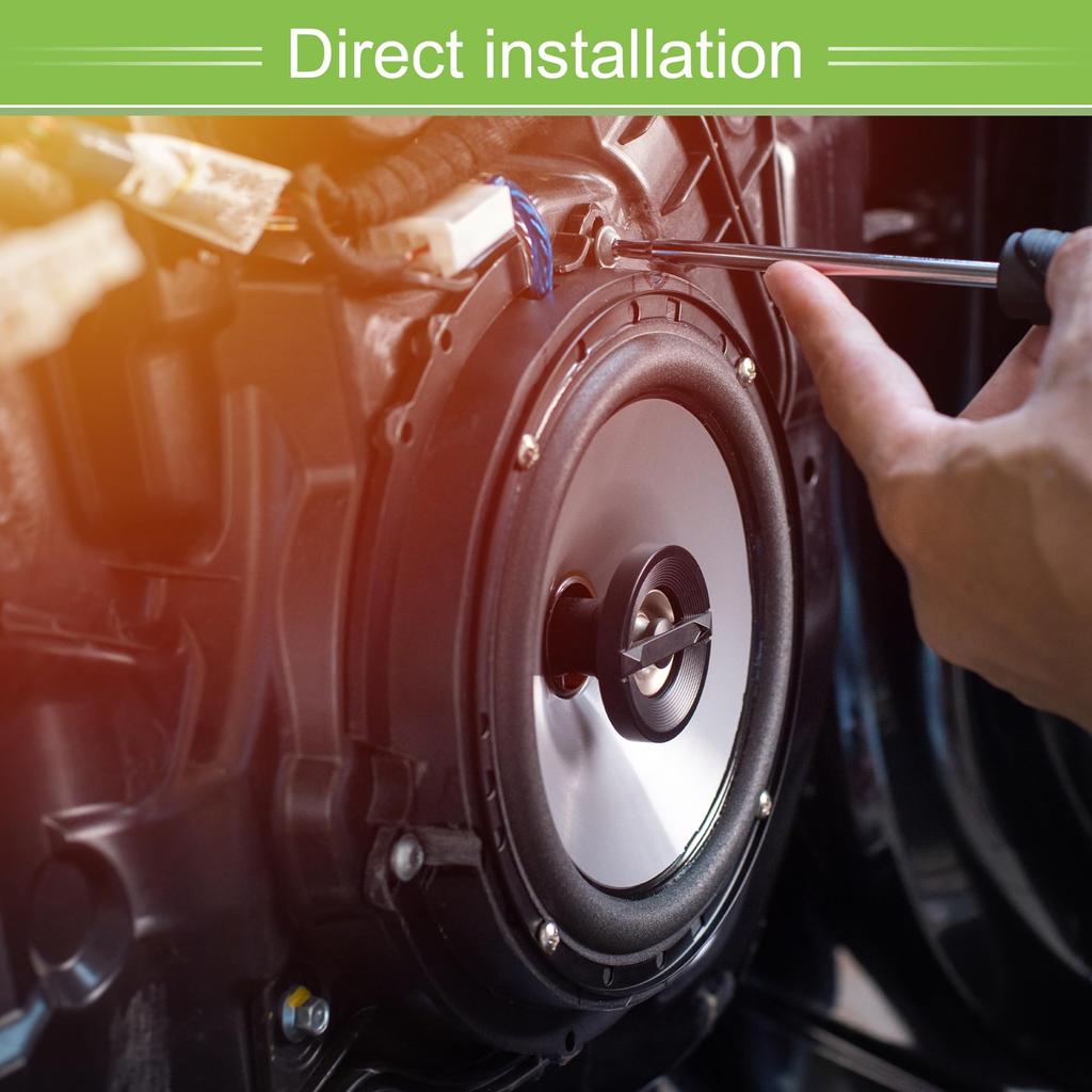 ACROPIX Universal 4.5" Speaker Grille Mesh for Audio Subwoofer 118x124x9mm Frameless Black - 1 Pack