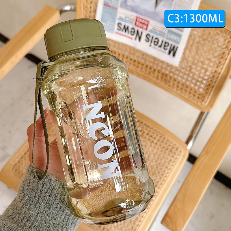 Бутылка для воды большой емкости 850/1000/1300 мл, для занятий спортом, фитнесом, кемпинга, скалолазания, походов, спортивного чайника