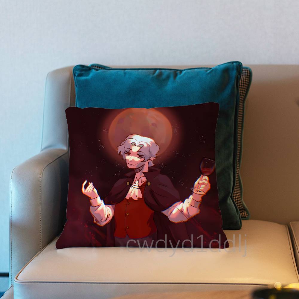 S-Scott Smajor Vampires Smp Pillow Case Short Plush Sofa Decorative Gift Home Double-Sided Printing Cushio