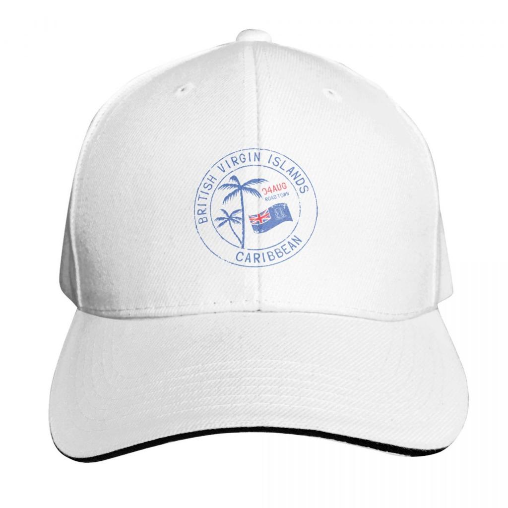 BVI Stamp Baseball Cap Luxury Unisex Hat sun caps Hood Beach Unisexs Luxury Womens