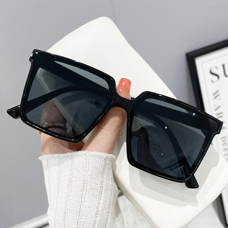 Солнцезащитные очки Oversized Square Sunglasses Women's Trend Plain Street Shot High-End Sunglasses