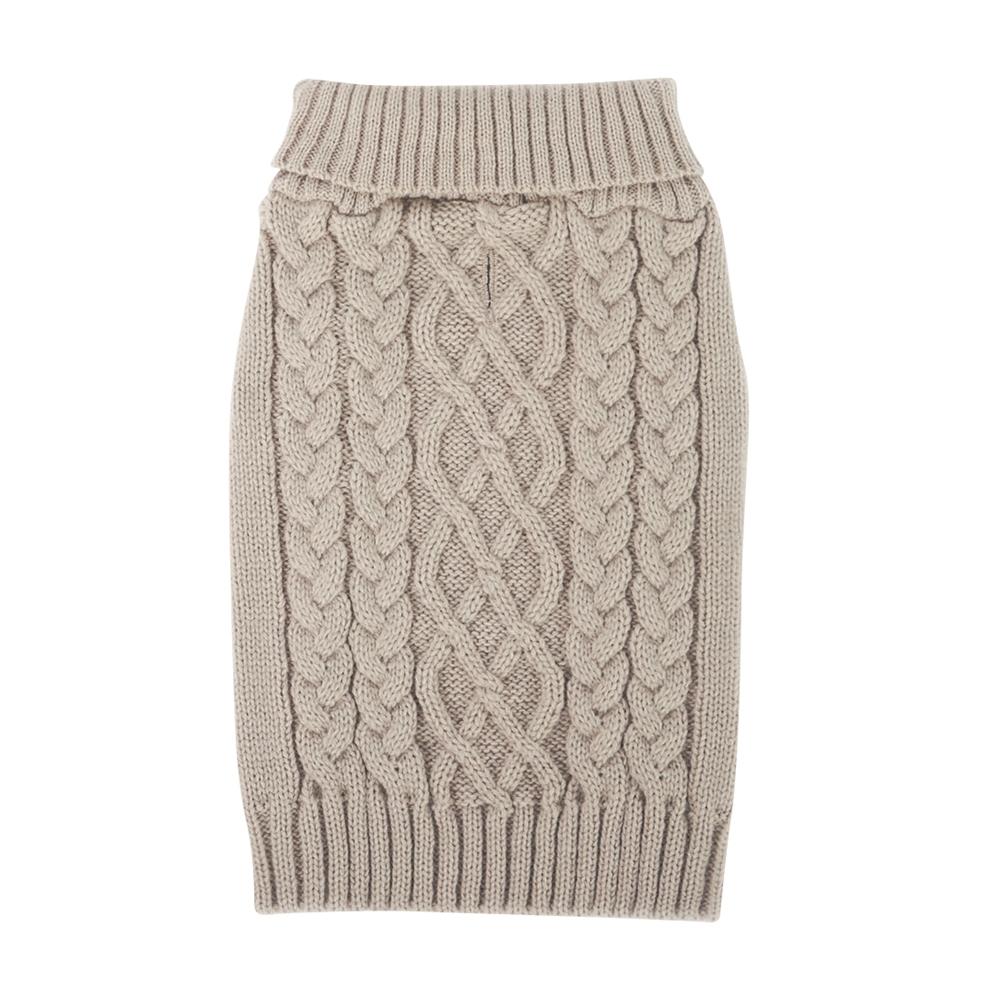 Свитер-пуловер для домашних животных, зимний теплый трикотаж для домашних животных, классическая водолазка, толстая теплая одежда для маленьких чихуахуа, бульдога, мопса, йорка