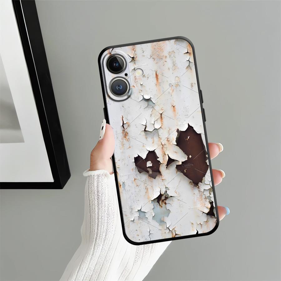 Funda Phone Cover Case for iPhone 13 Mini 12 7 8 14 17Air 15 Plus 11 X XS XR 17 16 Pro Max SE Retro Rust