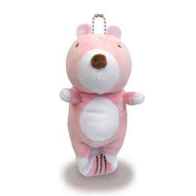 Morisaka Global Mochi Chipmunk-kun Mini 6 x 6 x 13 см розовый плюшевый талисман с шариковой цепочкой Mochi Series MOSH-0120