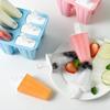 4 шт. Силиконовые формы для мороженого на палочке, без BPA, формы для ледяных эскимо, легкое извлечение, с многоразовыми, для DIY, домашние, легкое извлечение, для приготовления ледяных эскимо