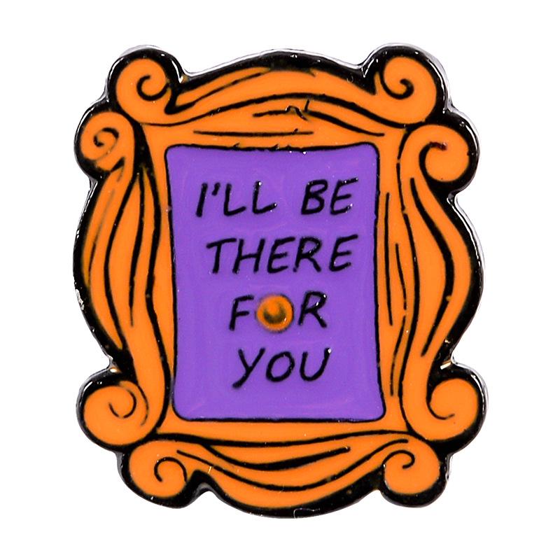 Брошь с надписью «Дизайн дивана-лобстера»: Вдохновлено сериалом «Друзья»