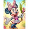 Disney Жемчужная Живопись Минни Пасхальная Пальмовая Ветка Креативное Искусство 5D Жемчучная Вышивка Набор для Вышивания Крестиком Ручная Работа DIY Декор для Дома и Комнаты Подарок